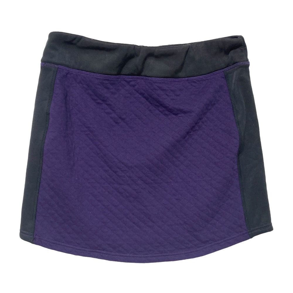 NEW Women's‎ North River Outfitters Size L Purple Black Velvet Skirt NWT Pull on